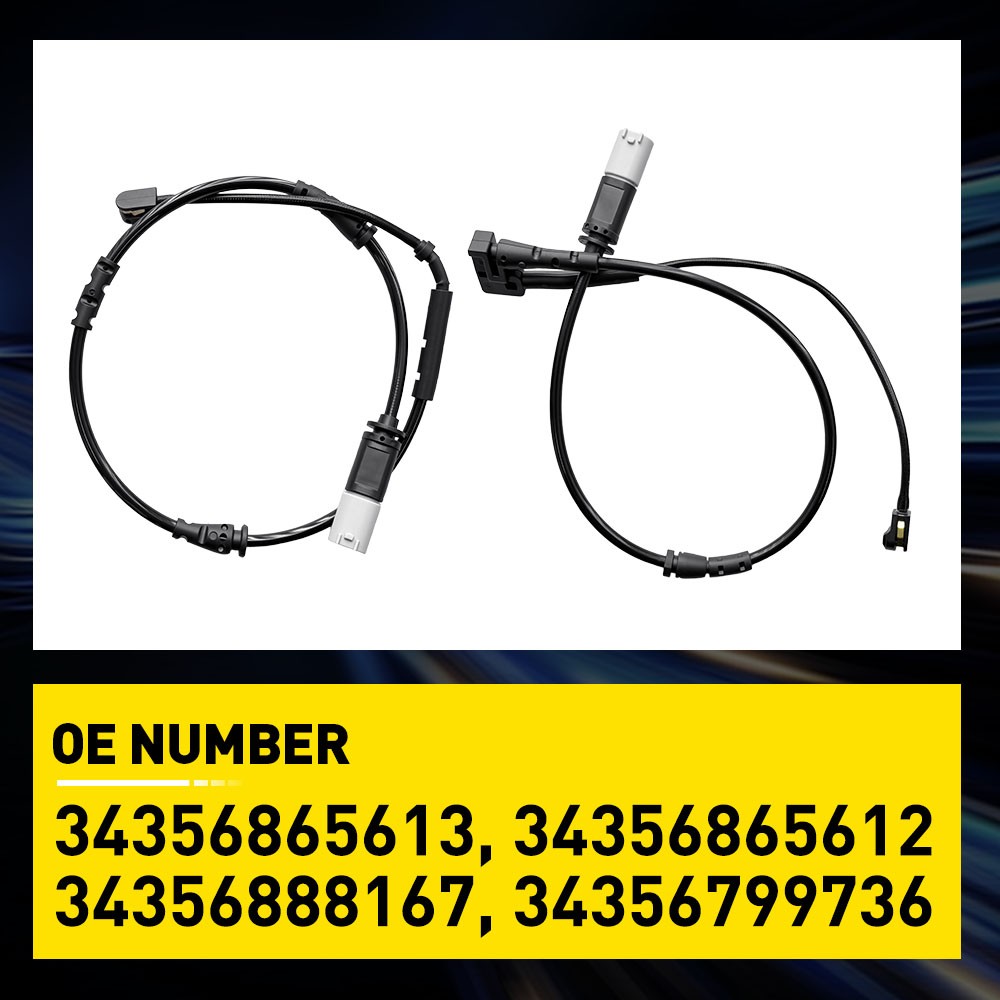 2PCS For BMW F39 F40 F44 F45 MINI F54 F57 F60 Front&Rear Brakes Pad Wear Sensor