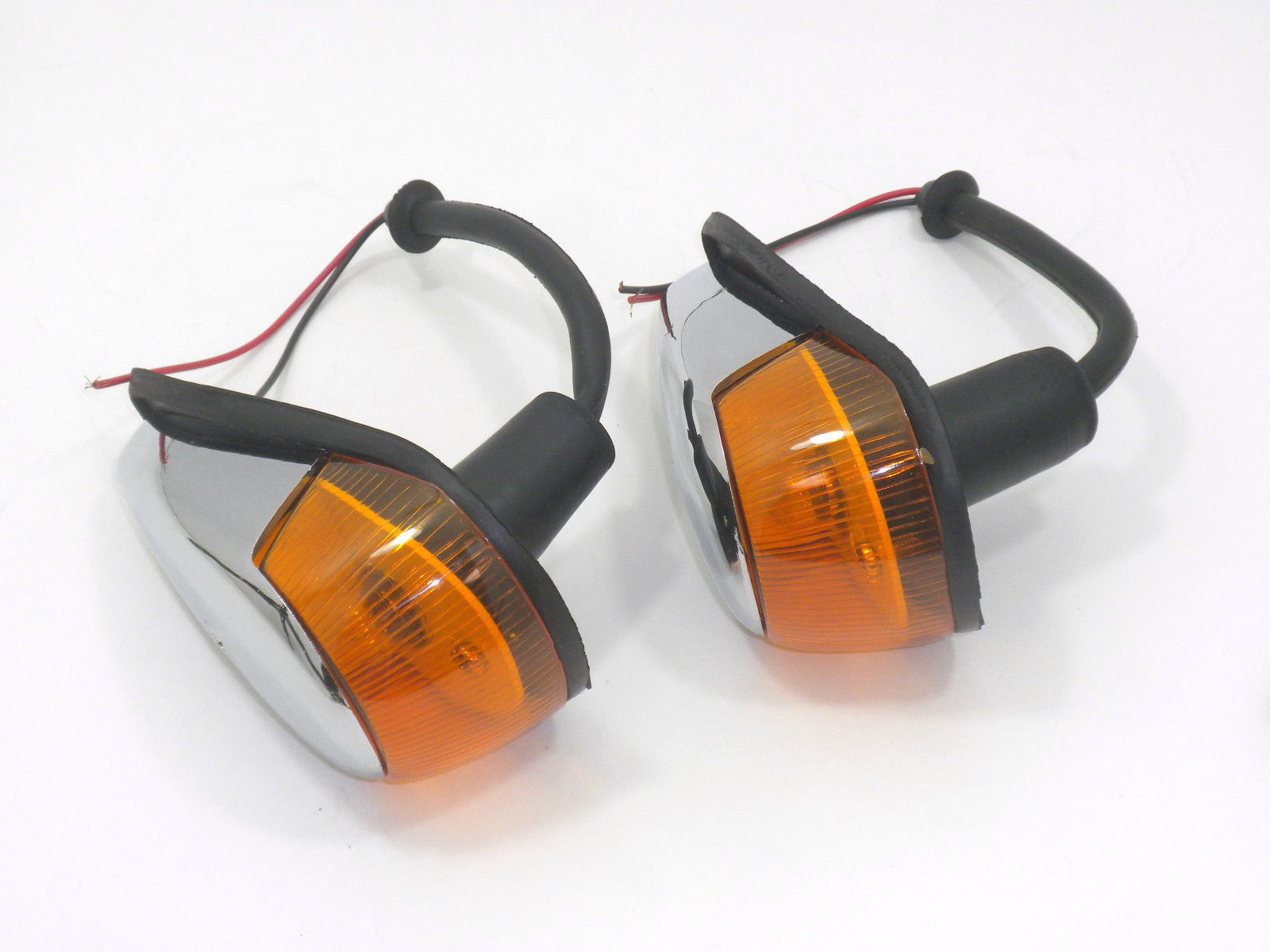 TURN SIGNAL ASSEMBLY WITH AMBER LENS FITS VOLKSWAGEN TYPE1 BUG 1964-1969 2pcs