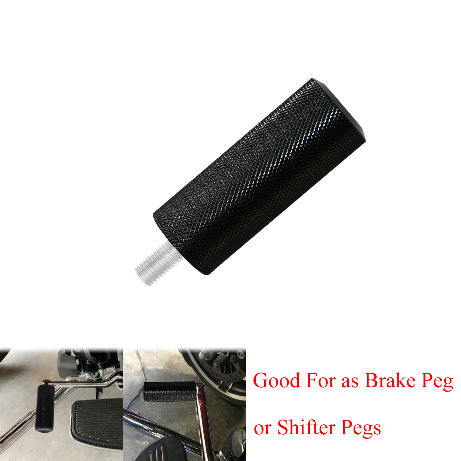 CNC Shifter Peg Shift Aluminum Black Fit For Harley Touring Softail Dyna CVO