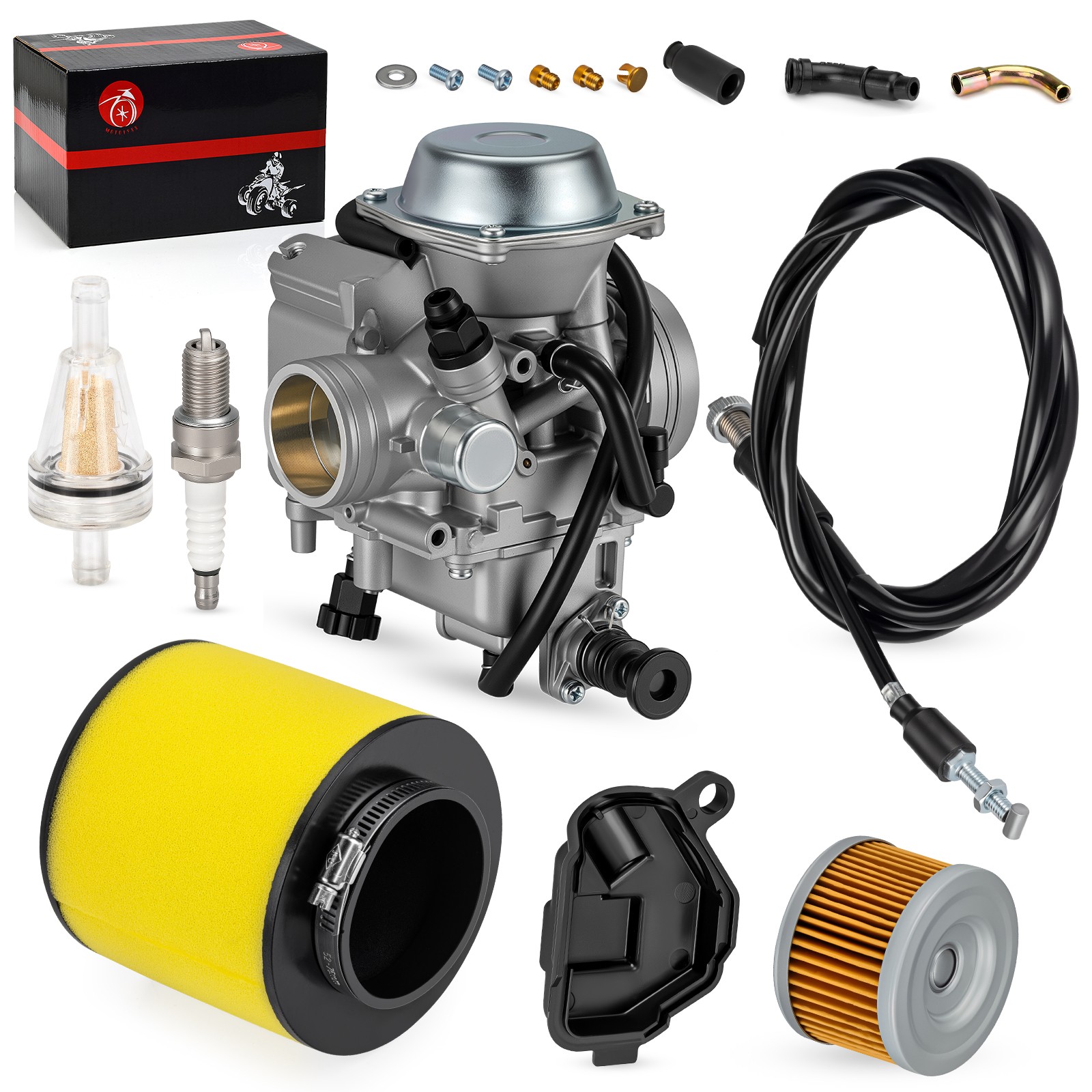 1988-00 For Honda Fourtrax 300 Carburetor Assembly & Air Fiter 16100-HM5-L01 ATV