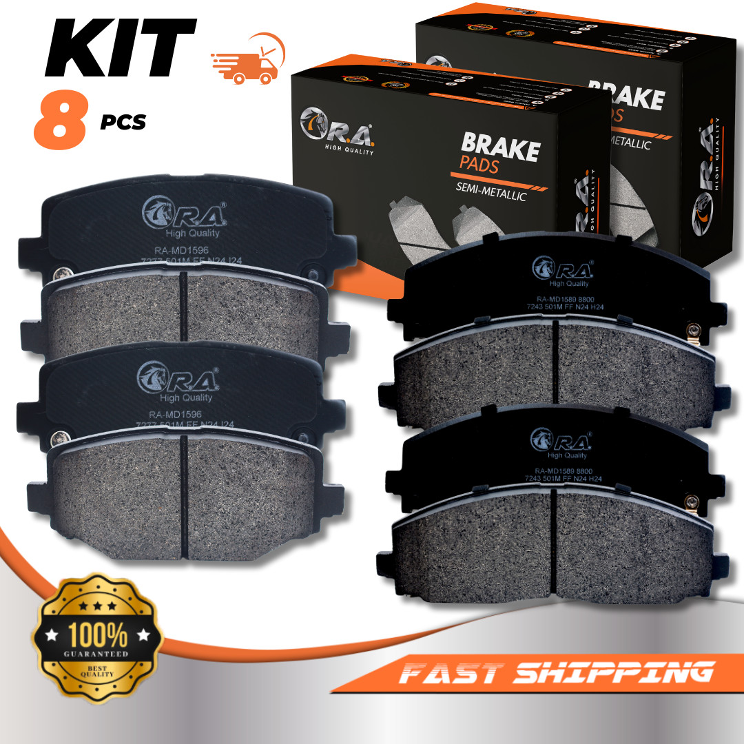 Front and Rear Disc Brake Pads for 2012 – 2020 Dodge JOURNEY 2.4L 3.6L GT SE SXT