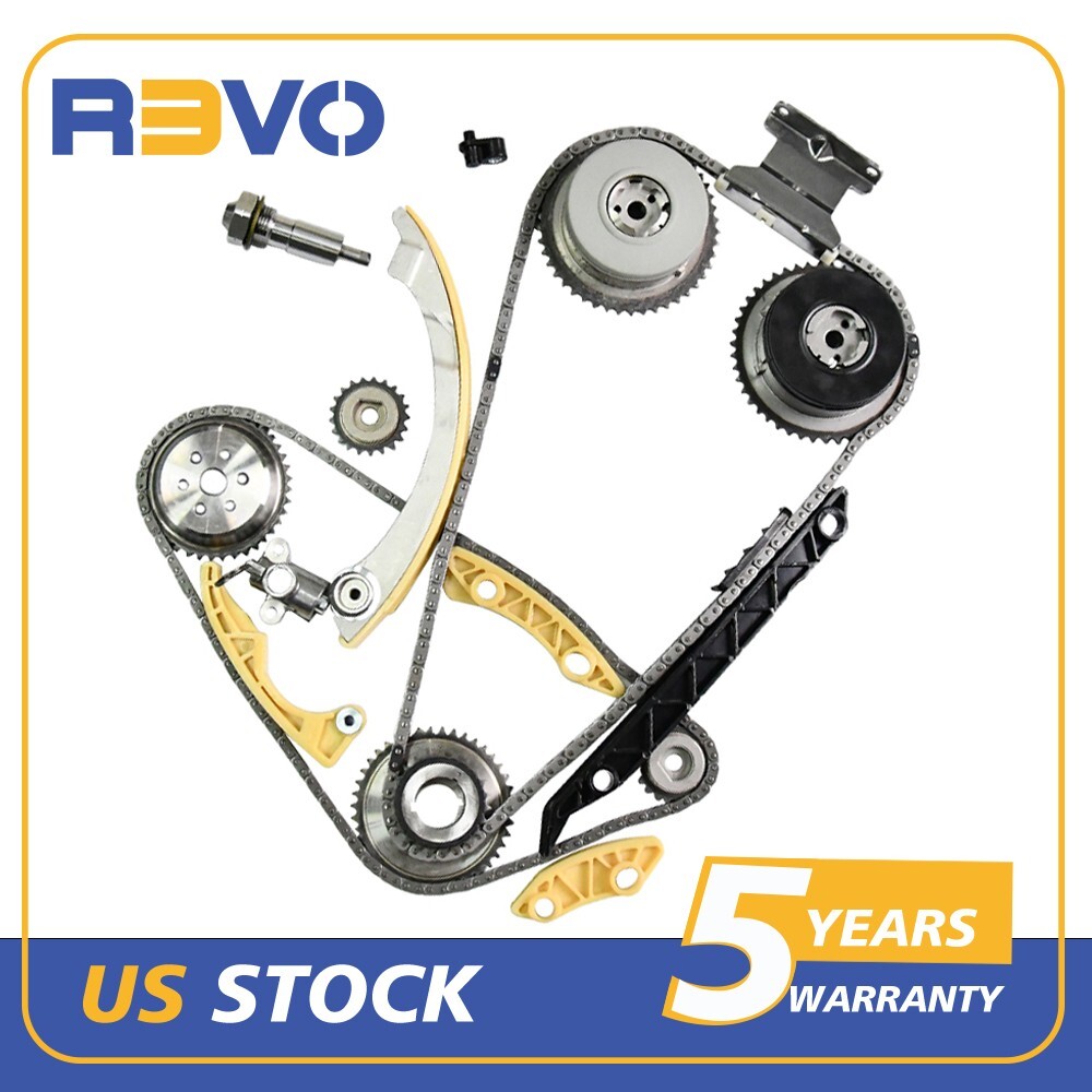 Timing Chain Kit Camshaft VVT Gears for Buick Chevy GMC Saturn Pontiac 2.0L 2.4L
