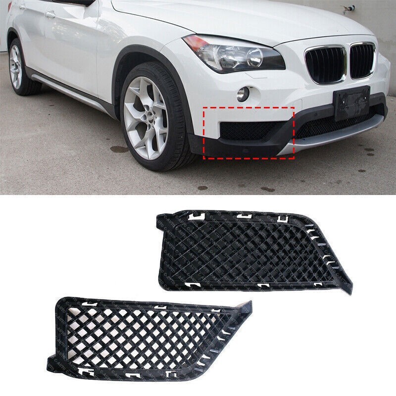 For Bmw X1 E84 2013 2014 2015 Left & Right Front Bumper Lower Bottom Grille Pair