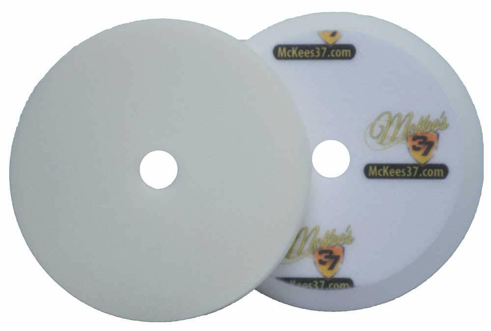 2 Pack McKee’s 37 5.75″ Redline White All-in-One Foam Polishing Pad – Car Auto