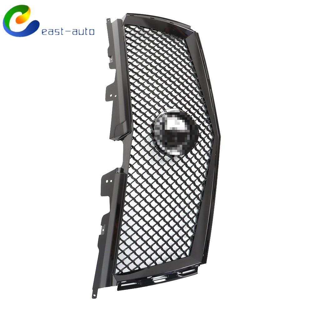 Gloss Black Front Bumper Upper Grille Mesh Fit For Cadillac CTS 2008-2013