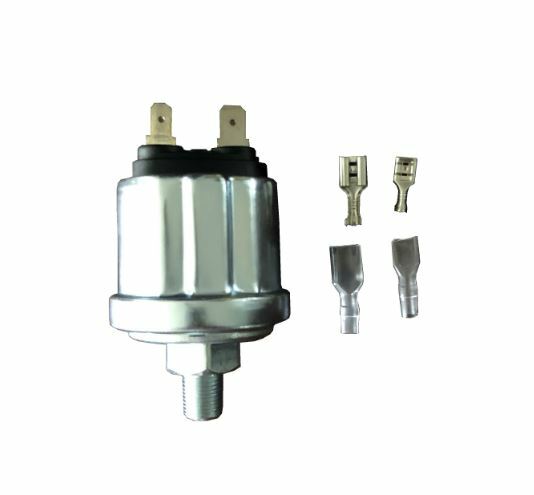 Oil pressure sender, 0-100 psi, Datcon 240-33 ohm, w/20 psi alarm, blade type