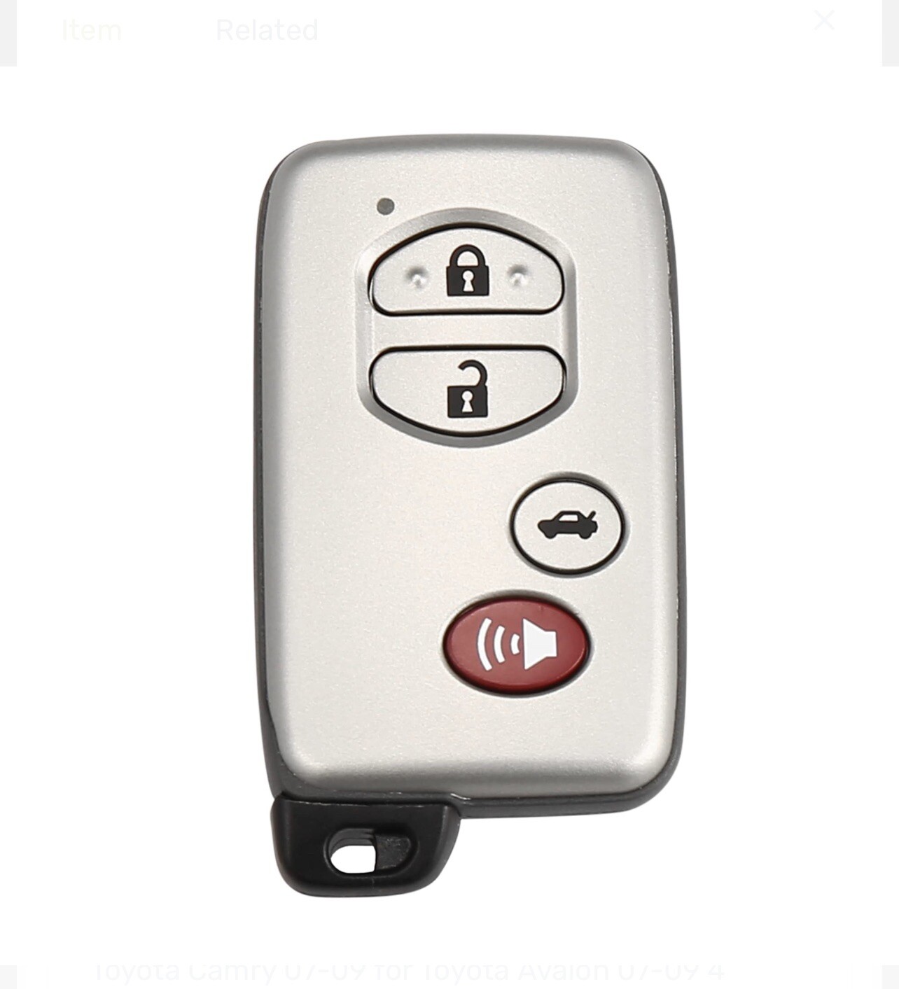 271451-0140 Keyless Unlocked Remote Key Fob for Toyota Avalon Camry 2007-2009 4B