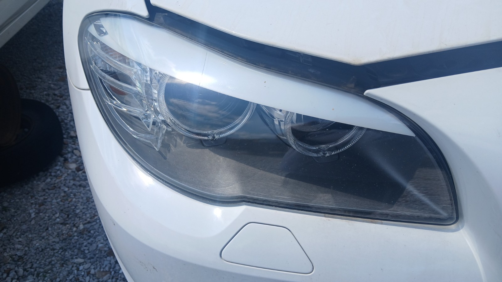BMW 528 HEADLIGHT RIGHT PASSENGER 2011 2012 2013 LED SEDAN F10 535 OEM Used Nice