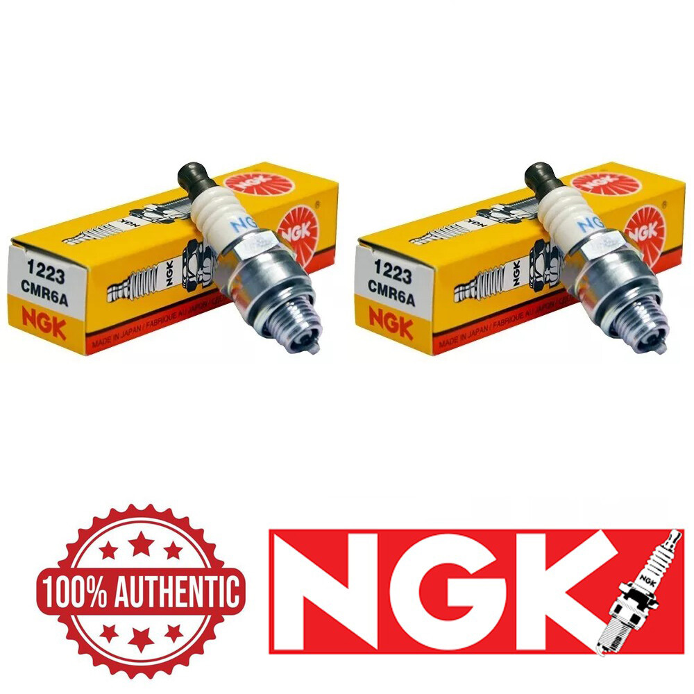 2 pc NGK 1223 CMR6A Standard Spark Plugs for TY26712 AC6RA 168401-9 kc