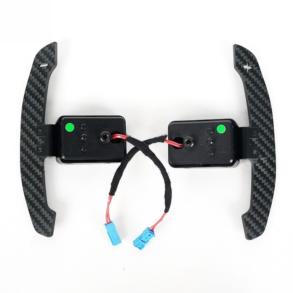 Magnetic Real Carbon Fiber Paddle Shifters For Chevrolet Corvette C7 2014-2019