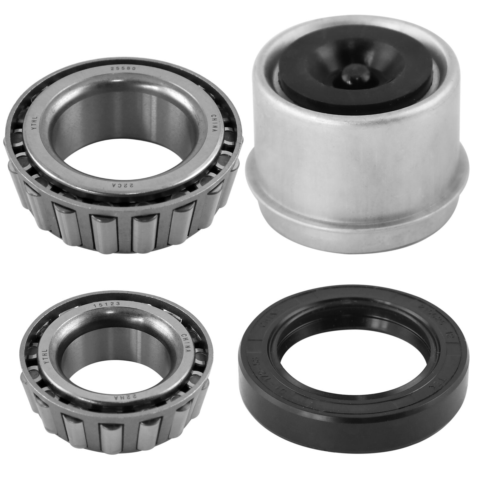 Electric Trailer Brake 12″x 2″ & 6 on 5.5″ Hub Drum Kit 5200-6000lbs Axle 6 Lug