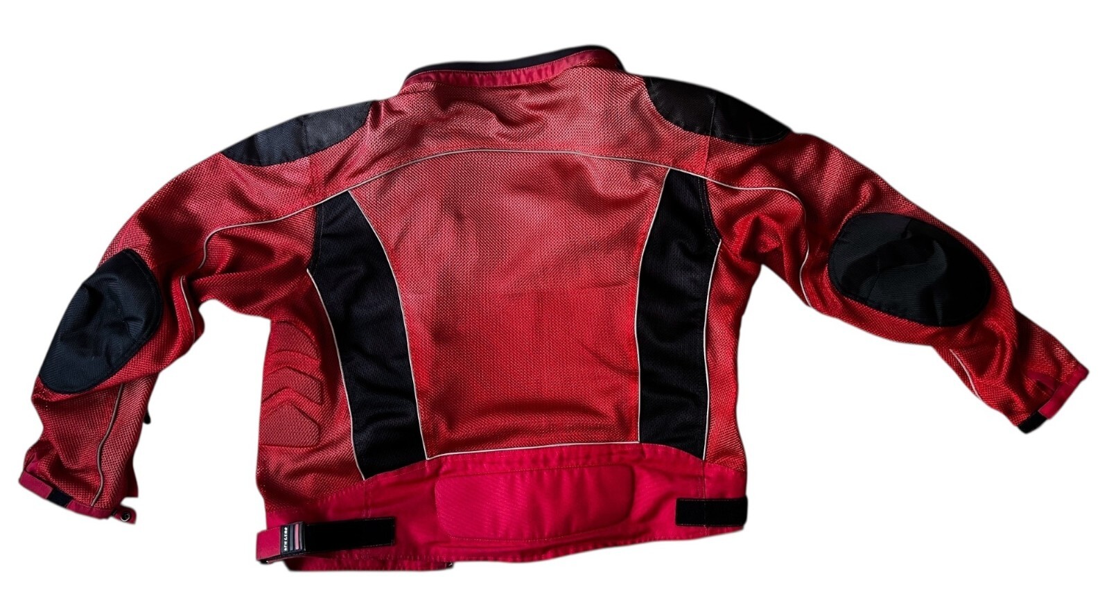 SpeedTec Motorcycle Jacket 4XL Red Black & Insert CE Approved Mesh Breathable