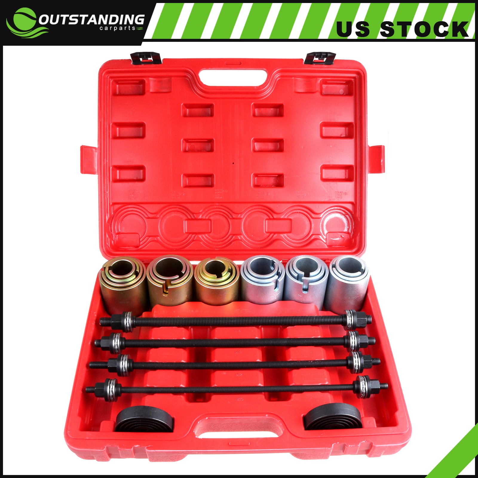 ✅Universal Press and Pull Sleeve Kit for Removal of Bushes / Bearings 27 PCS