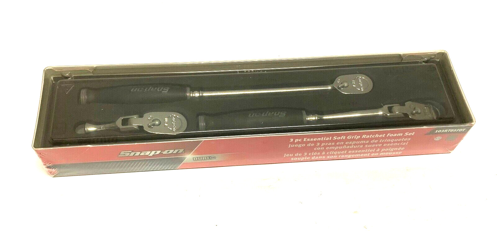 New Snap-on™ 1/4″ driv Flex Head Ratchet Set TKF72 THLF72DT THLLF72DT 103RT05FDT