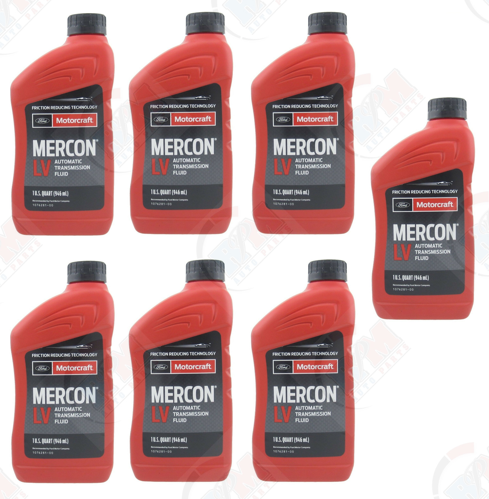 Motorcraft Mercon LV Automatic Transmission Fluid 7 Quarts Pack Ford Original