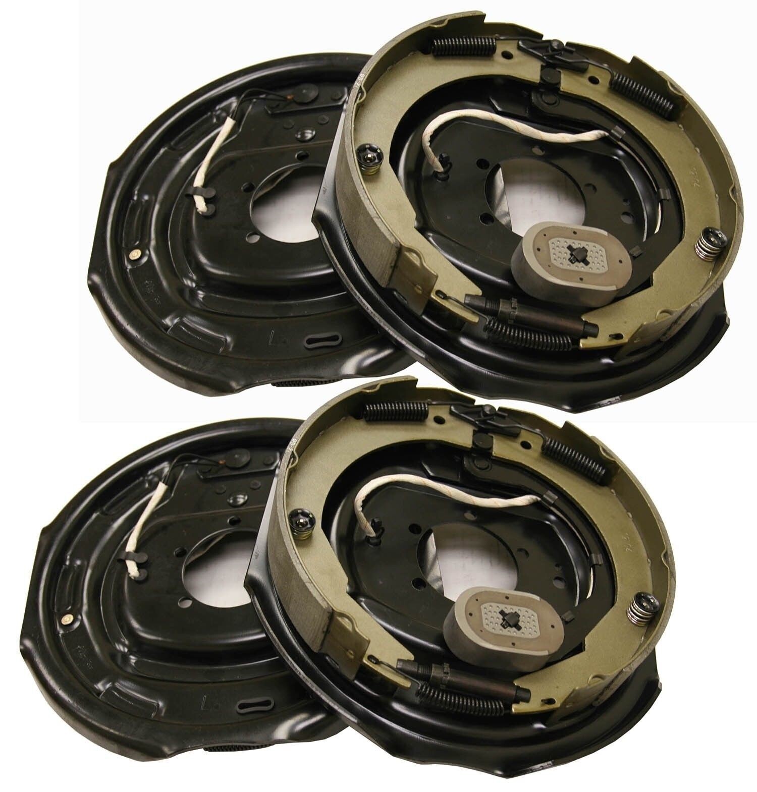 Electric Trailer Brake 12″ x 2″ Assembly 7000 lbs Axle -2 Pair Set 12×2 21005