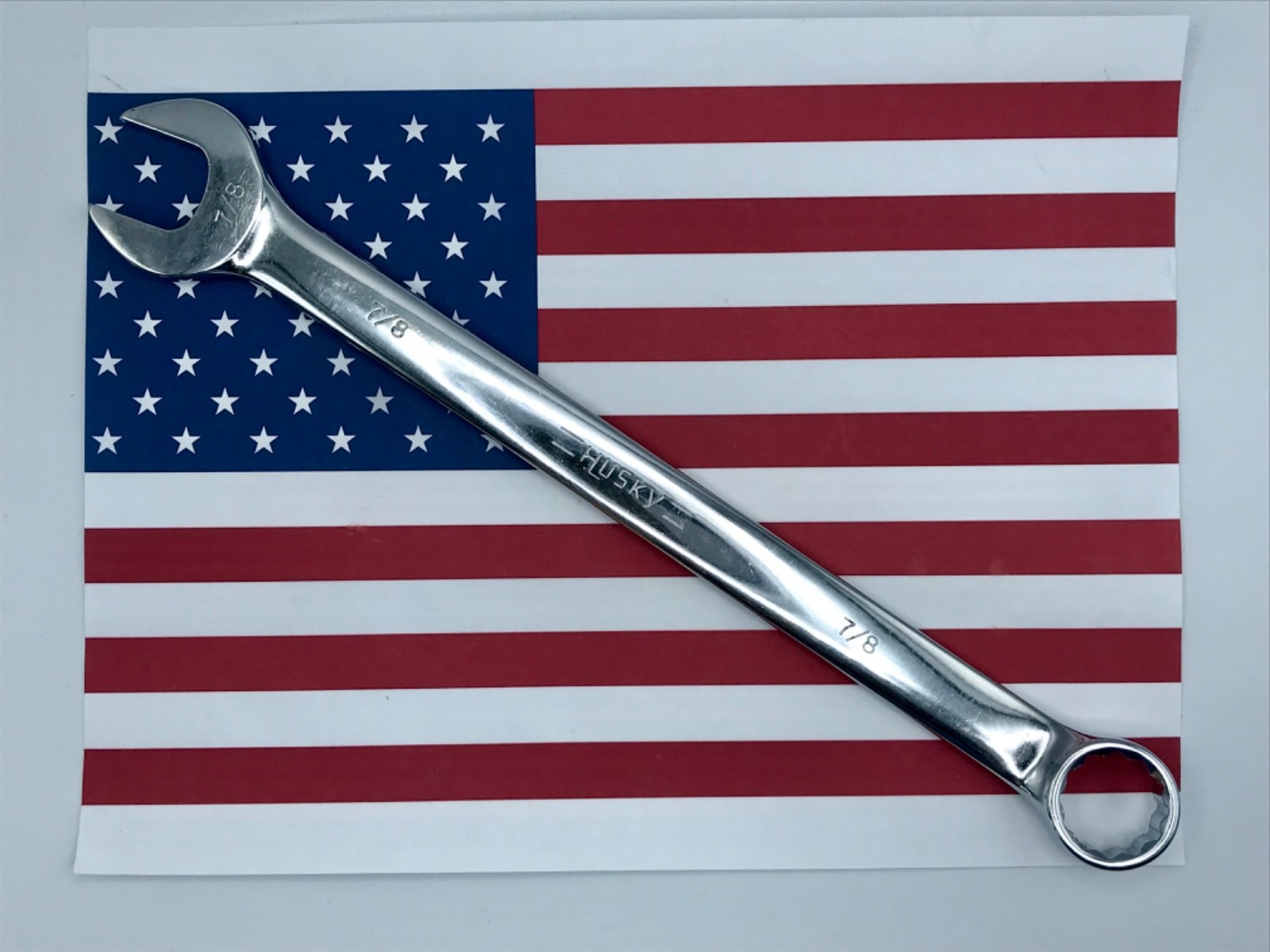 Husky USA ?? SAE Polished Chrome Combination Wrenches, 12 Point, You Pick Size