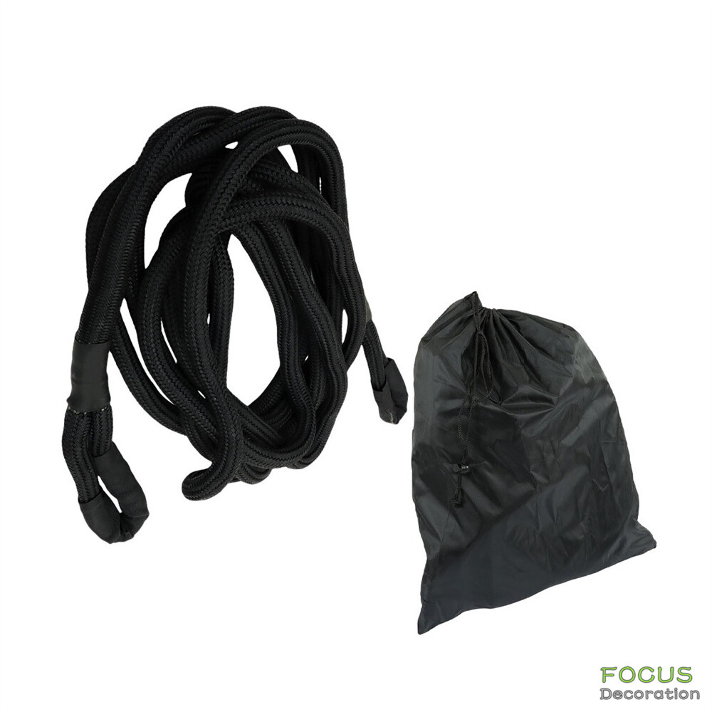 Kinetic Energy Truck Tow Recovery Rope Snatch Strap 1″ x 31.5′ 33500 LBS Black