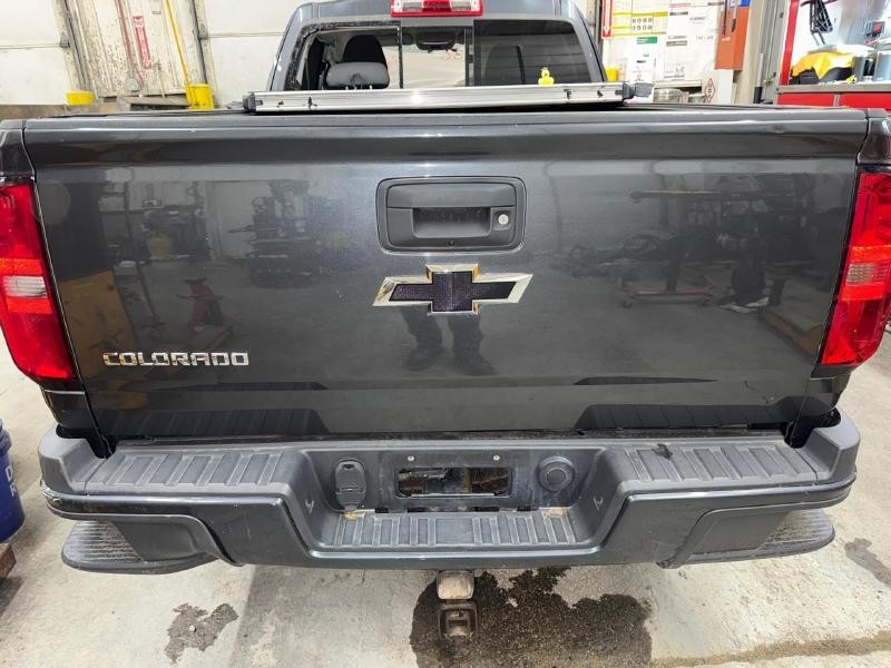 Rear Tailgate Bowtie Emblem 15-20 Chevy Colorado 1500 Badge Black Red Chrome