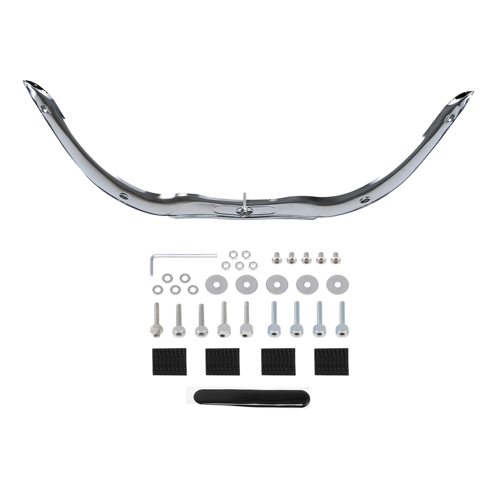 Chrome Windshield Windscreen Trim Kit For Harley Road Glide 04-13 FLTR EFI FLTRI