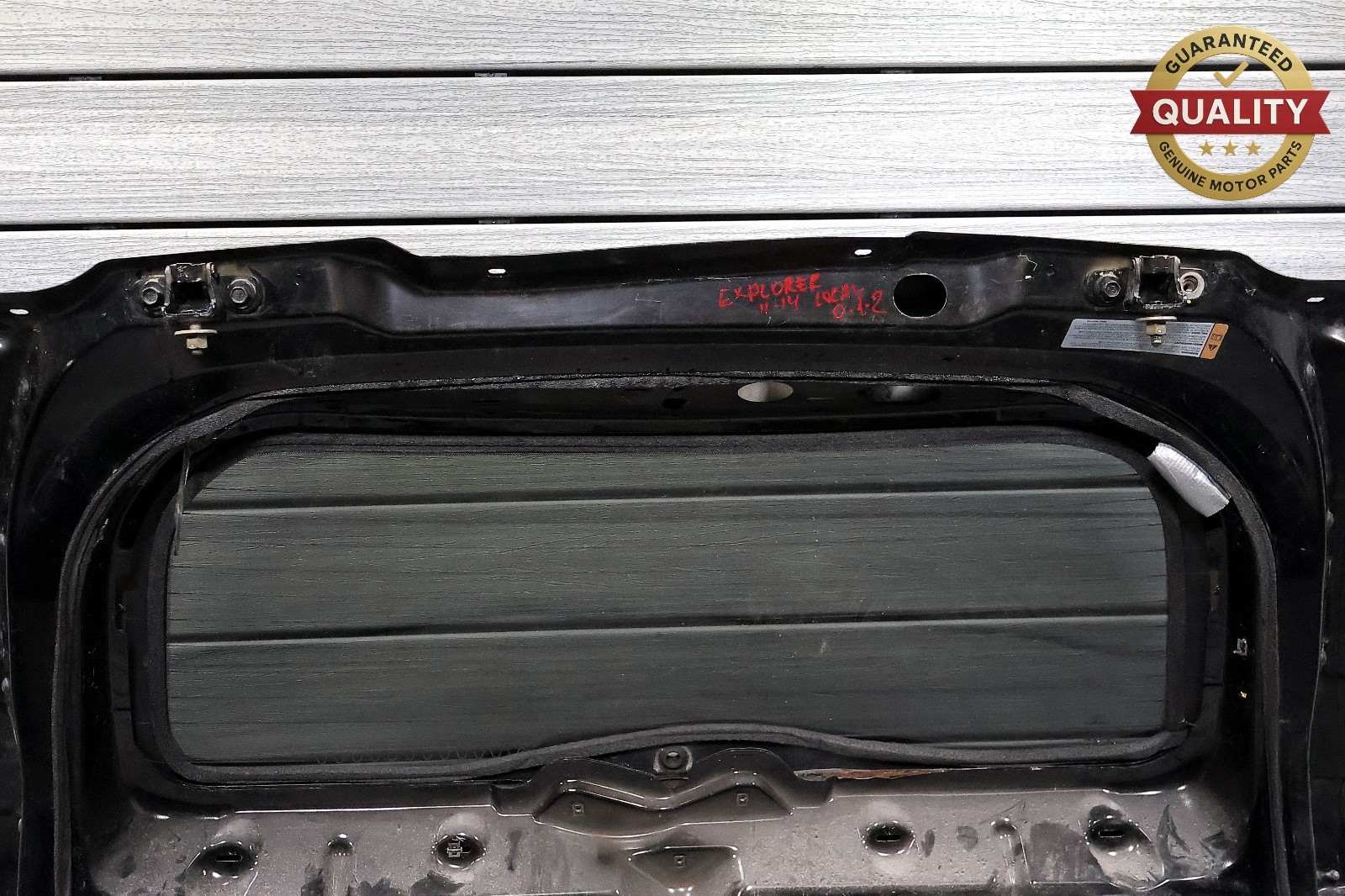 2011-2015 FORD EXPLORER REAR TRUNK TAILGATE LIFTGATE BLACK W/ GLASS OEM
