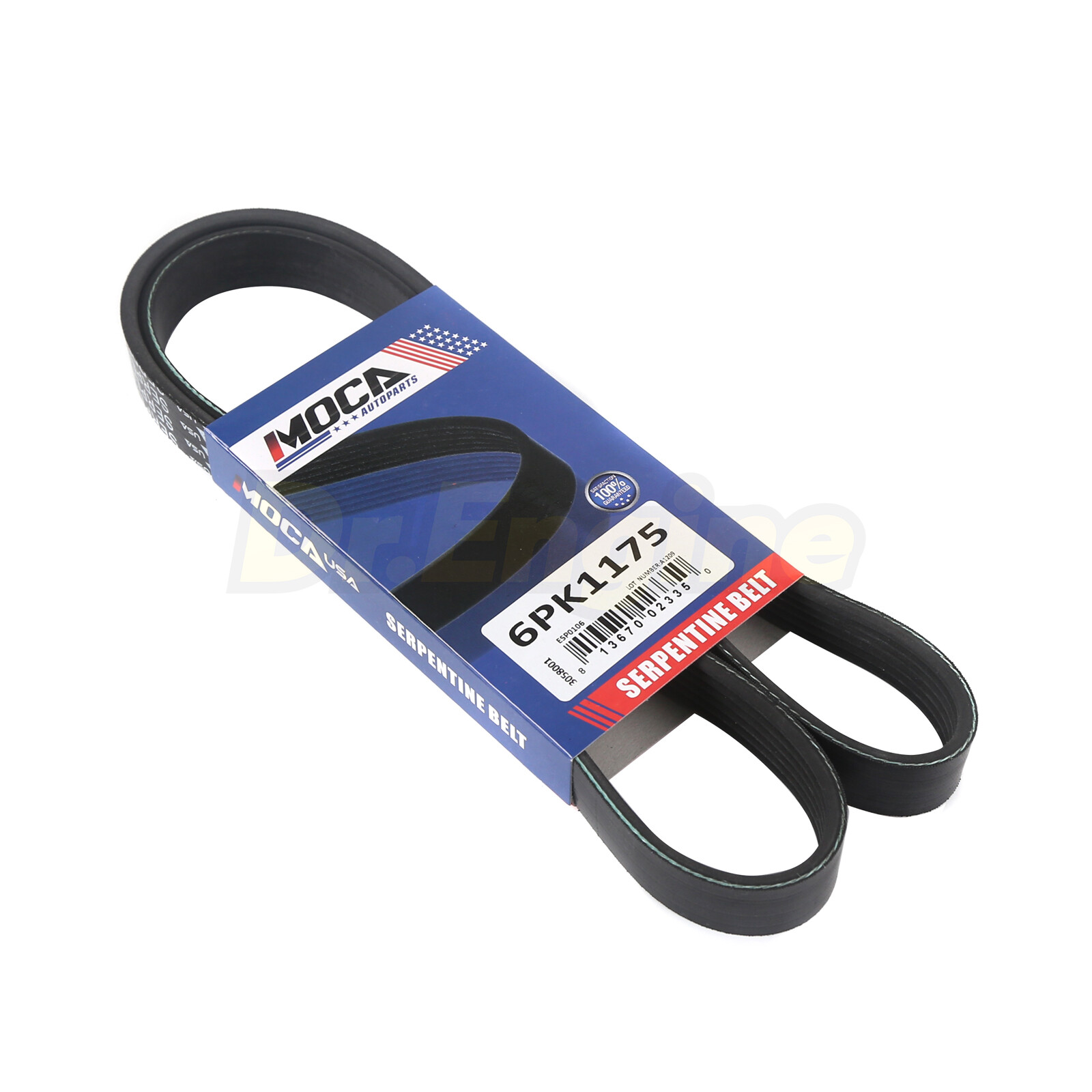 2X EPDM Drive Belt Set Fit 98-02 Honda Accord 3.0L Alt-AC-Pw​r 6PK1175 4PK1120