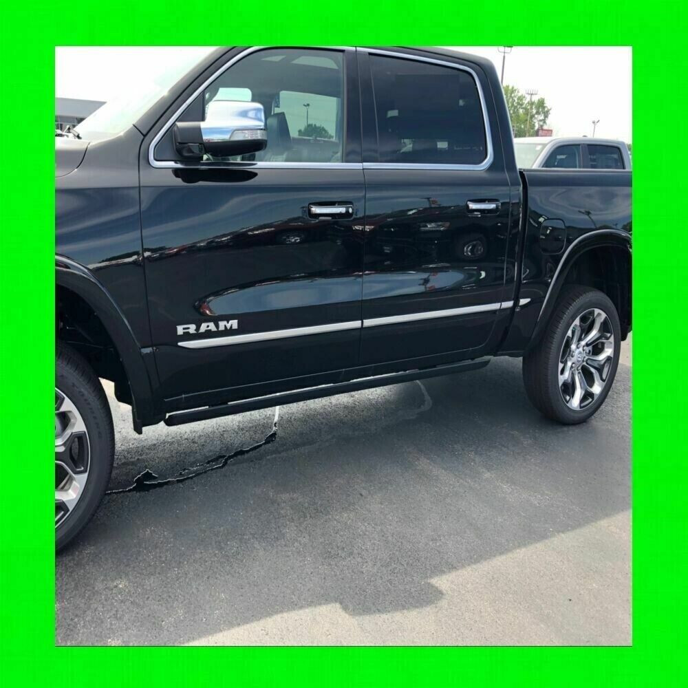 FOR 2019 2020 2021 RAM 1500 2500 3500 CHROME SIDE DOOR BODY MOLDING TRIM 19 20