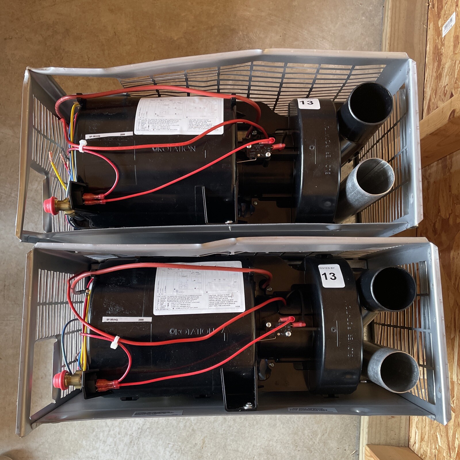 SF-35VHQ Suburban 35,000 BTU RV Furnace SF-35Q Horizontal Cage Damaged PARTS