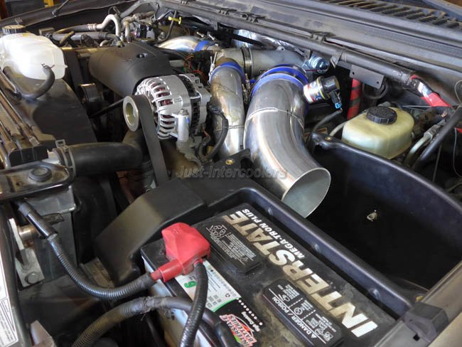 CXR Cold Air Intake Pipe Kit For 99-03 Ford 7.3L PowerStroke Diesel Large GTP38