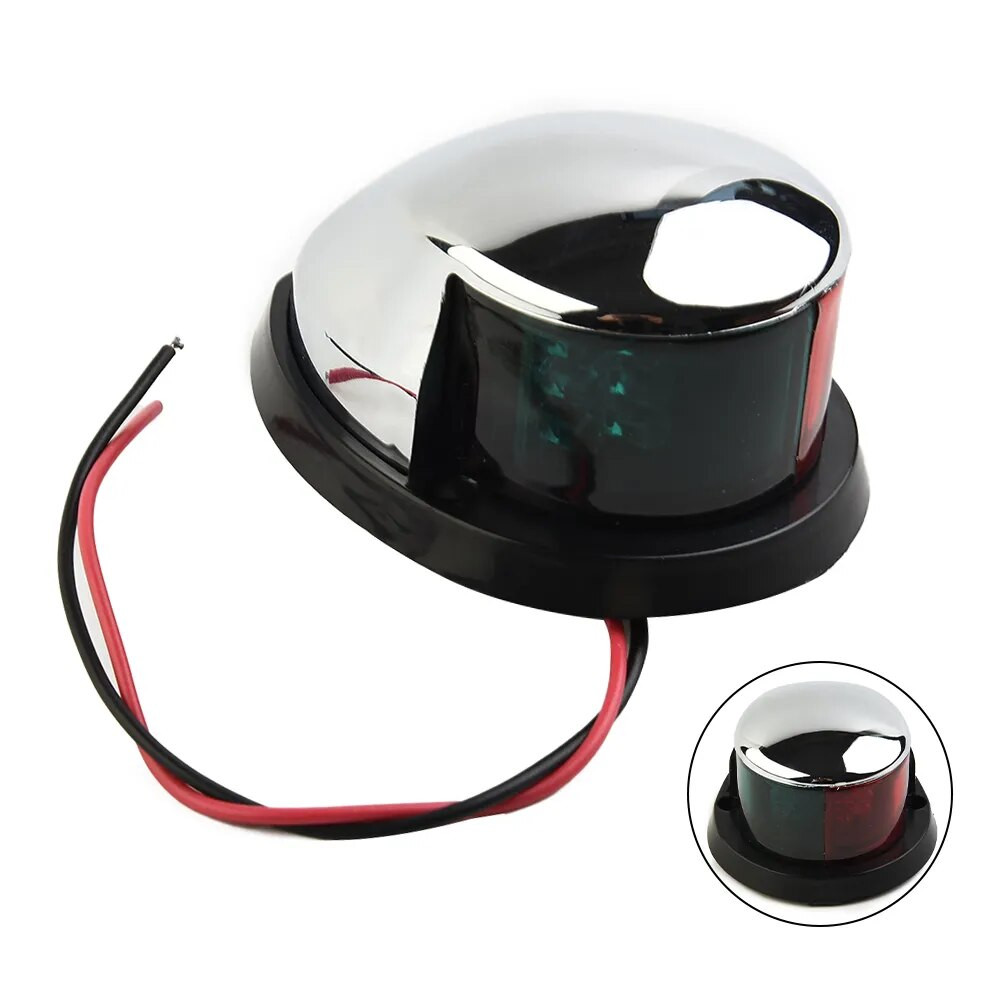 Waterproof Boat Navigation Light LED Bow Marine Front Pontoon Lamp Red and Green