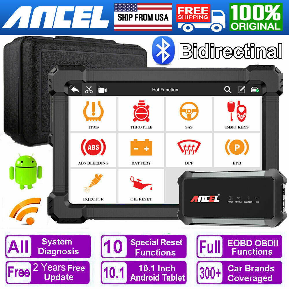 ANCEL X7 Active Test Car OBD2 Scanner Full System Diagnostic Tool Code Reader US