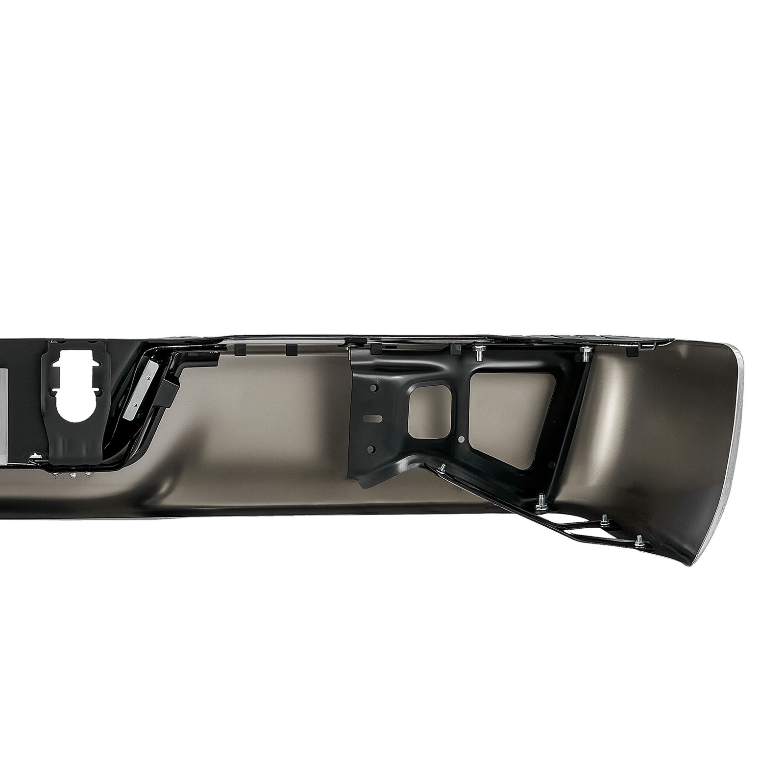 VRC Chrome Steel Rear Bumper Assembly for 09-18 Dodge Ram 1500 10-12 2500 3500