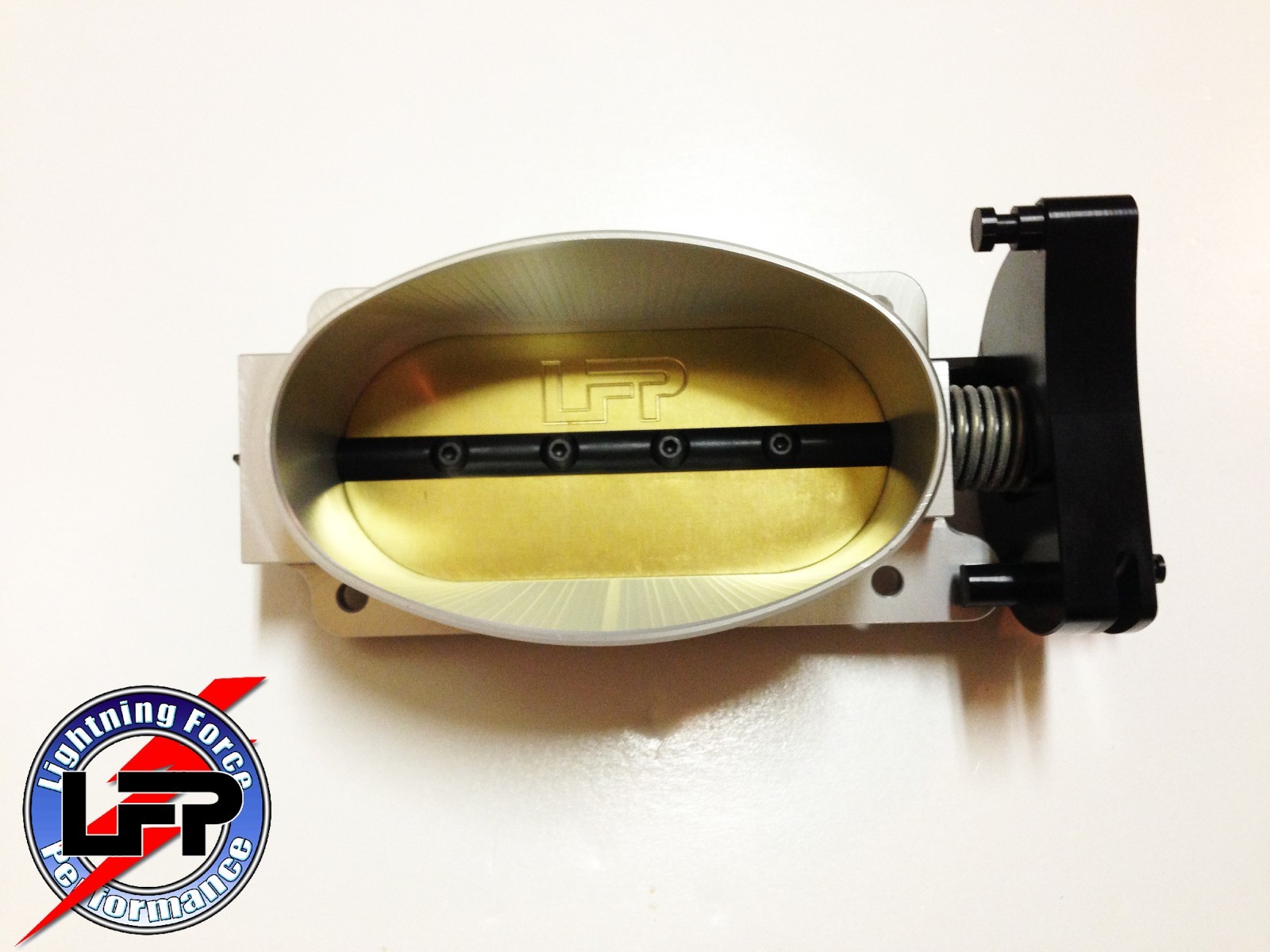 LFP BIG MOUTH SINGLE BLADE THROTTLE BODY 99-04 F-150 SVT LIGHTNING SILVER 1755