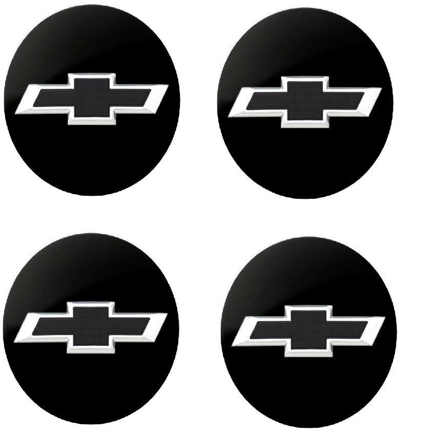2019-25 Blazer Colorado Traverse Wheel Caps Black Silver Set of 4 GM OE 84266138