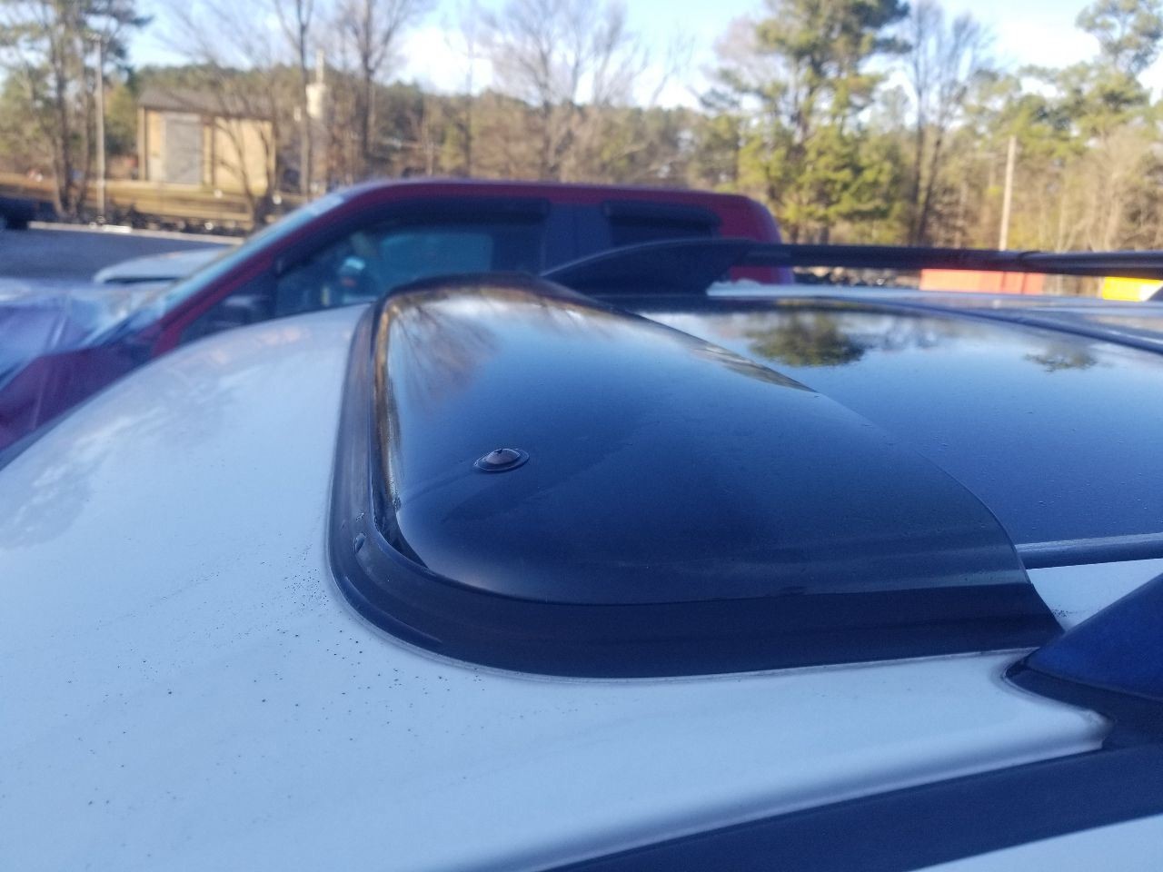 08 2008 TOYOTA 4 RUNNER SR5 OVERHEAD SUNROOF WIND VISOR ONLY