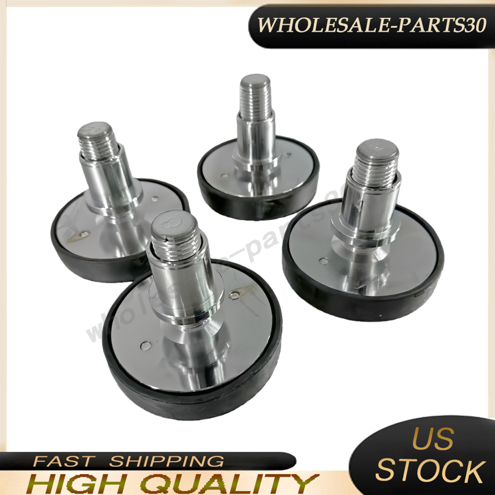 4PCS 35mm Car Lift Rubber tray Heightening Feet Plus High Leg Pads Shaft USA