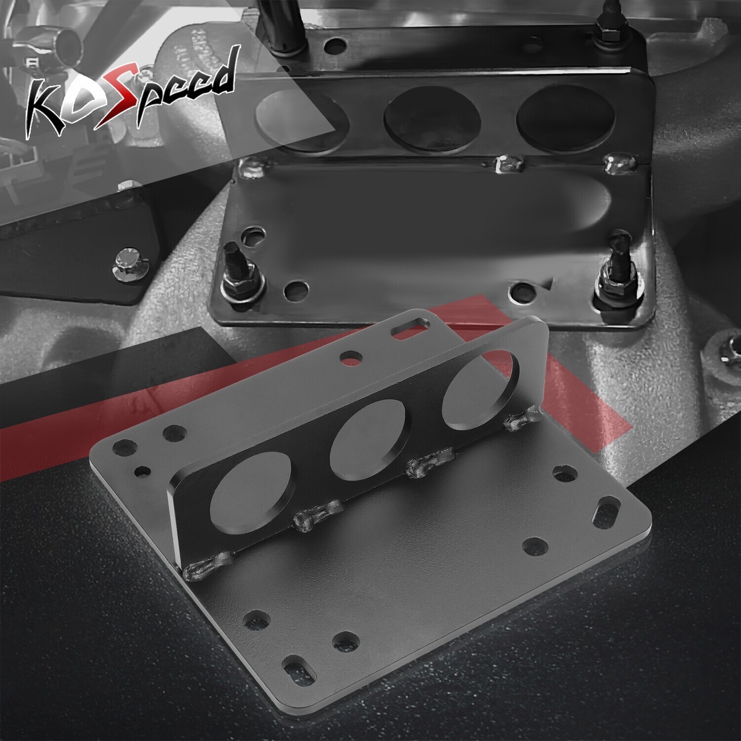 3/16″ Steel Engine Lift Plate Bracket Carburetor Hoist for Chevy Ford SBC BBC