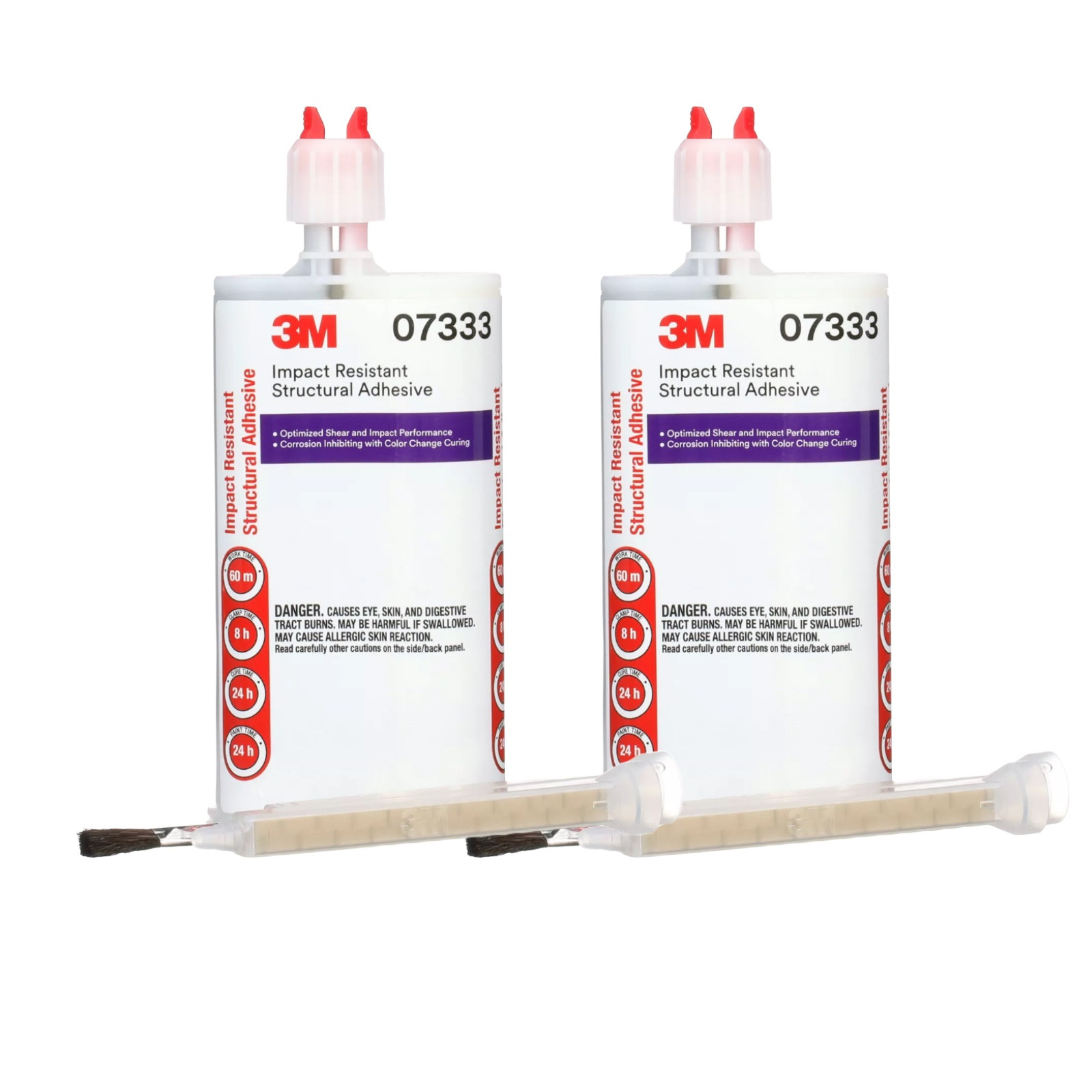 2 -3M 07333 7333 Impact Resistant Structural Metal Weld Bond Bonding Adhesive