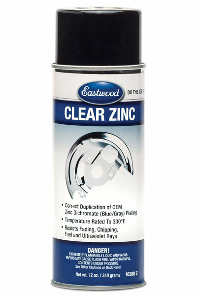 Eastwood Spray On Clear Zinc Aerosol Duplicator 340g/12oz Automotive Paint Kits