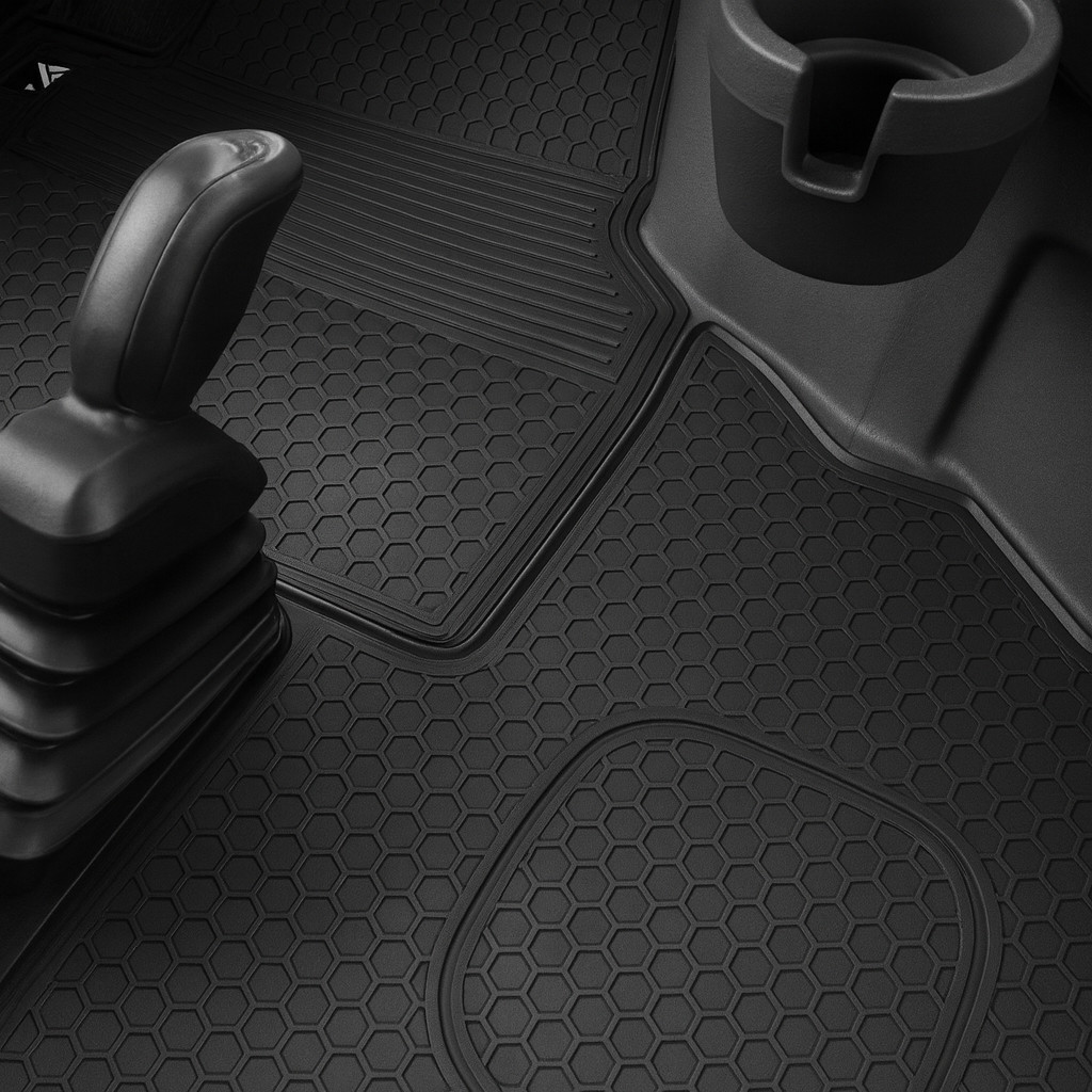 Rubber Floor Mats for Volvo VNL 730 780 2004-2018 Heavy Duty