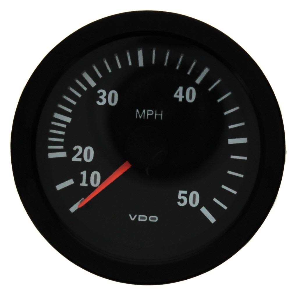 VDO Boat Speedometer Gauge 260-111B | 3 1/4 Inch Black