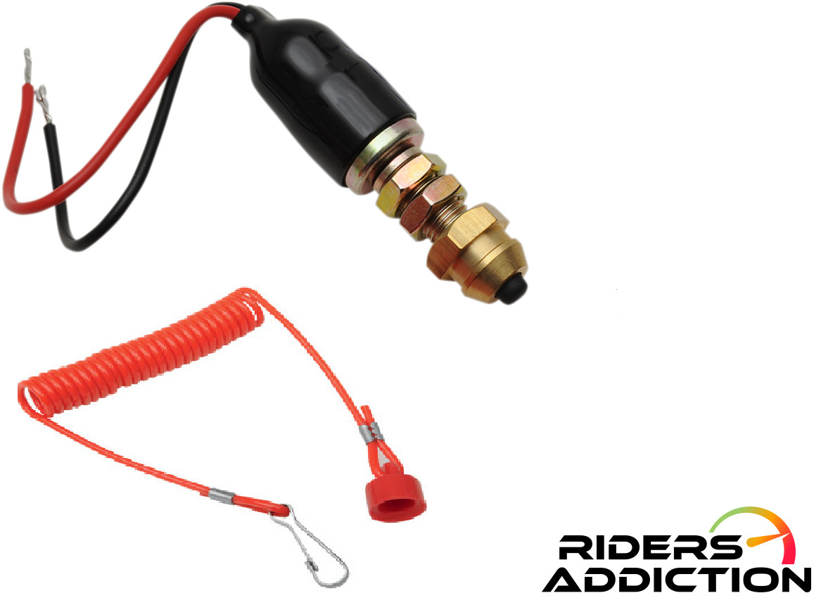 Parts Unlimited ATV Snowmobile Universal Safety Tether Kill Switch Normally Open