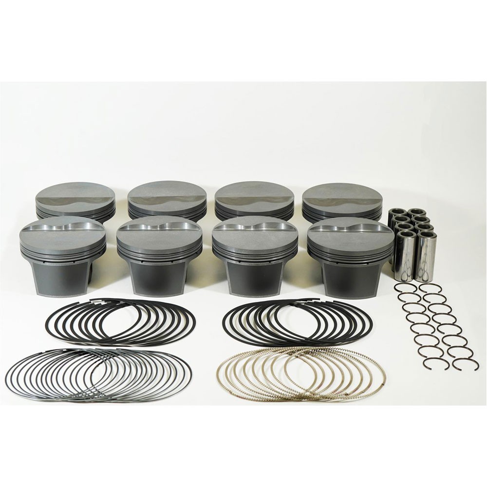 Mahle Motorsport Piston Kit 930244700; 4.000″ Flat Top for Ford 347 SBF Stroker