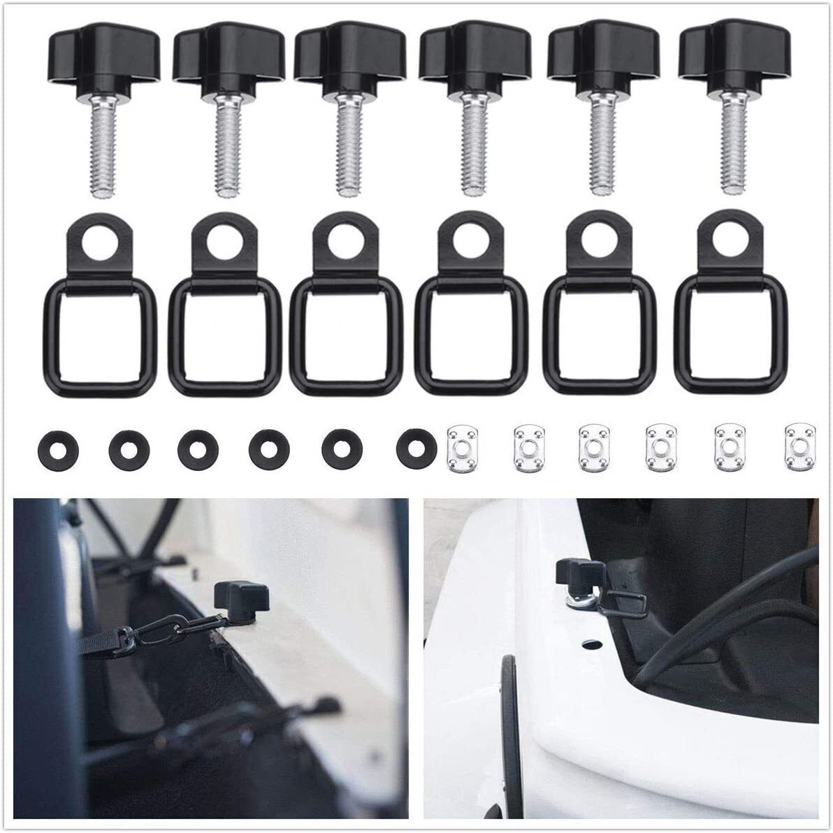 Hard Top Thumb Screw Washer Nut Fastener Kit For Jeep Wrangler YJ TJ JK JKU JL