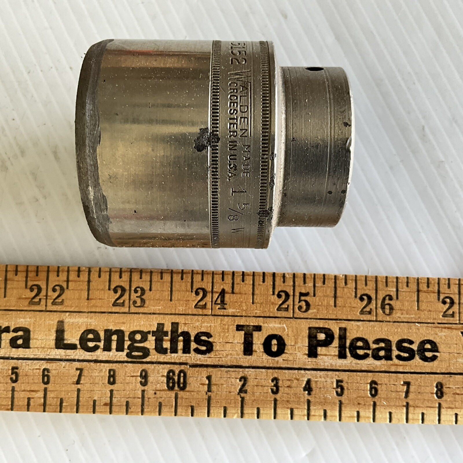 Walden Worcester 1-5/8″ 12 Point Socket 3/4″ Drive 5152 Vintage USA