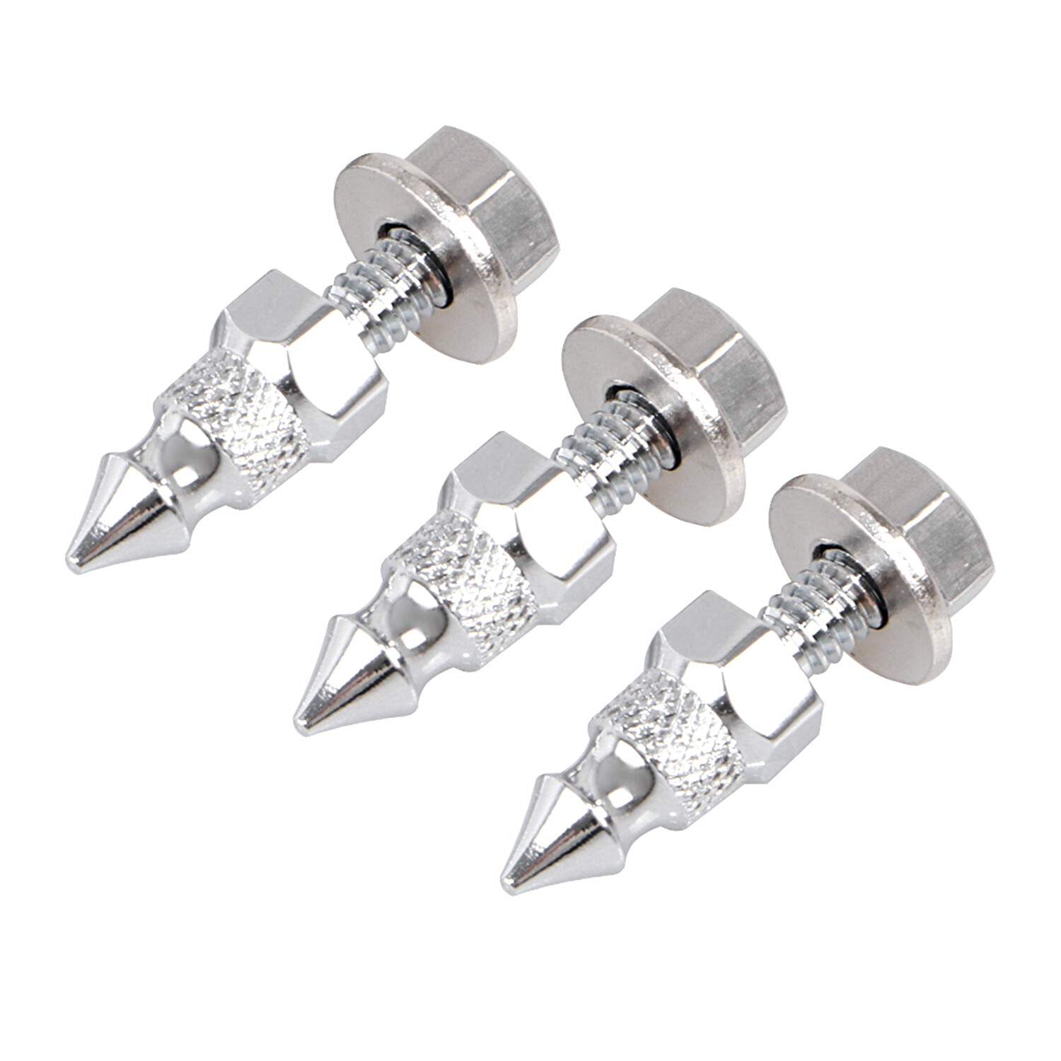 3 Pack Spiked Windshield Mount Bolts For Harley Street Electra Glide FLHTC FLHTK