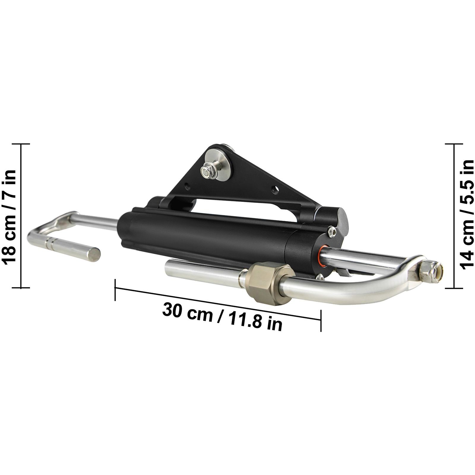 HC4645H Front Mount Hydraulic Steering Cylinder for Up to 150HP Boats