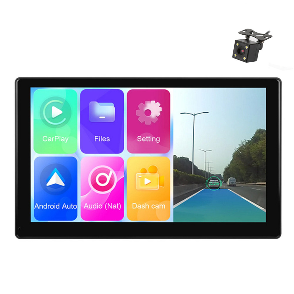 Car Dash Cam Touch Screen Video Recorder Bluetooth Dual Lens DVR For Carplay 4K