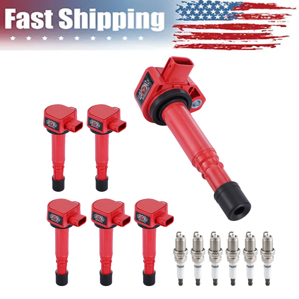 Performance Ignition Coil & Platinum Spark Plug For Honda Accord Odyssey UF242