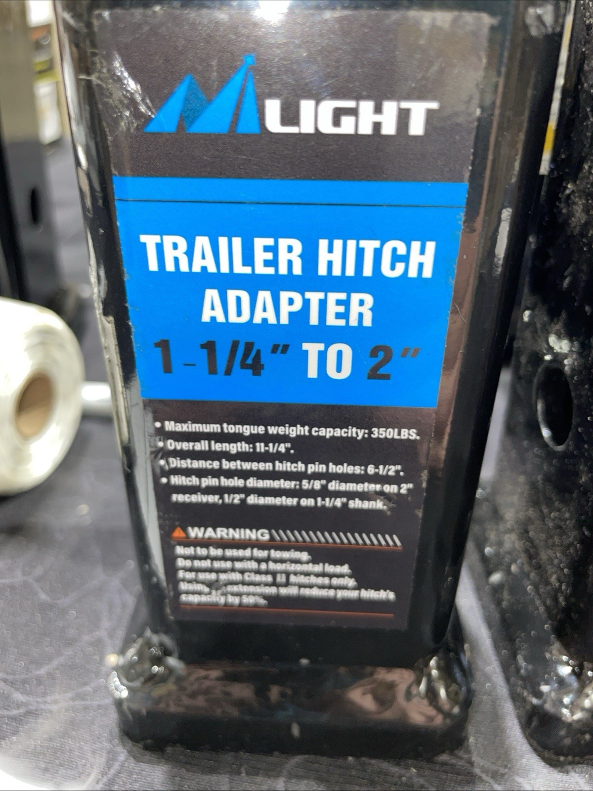Nilight Trailer Hitch Receiver Adapter 1-1/4 to 2Inch Hitch